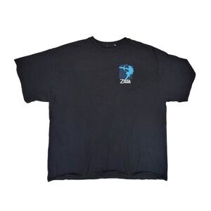 The‎ Legend of Zelda T Shirt XL Black Graphic Tee Link Nintendo